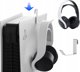 JYS Wall Mount + Pad Charger 2in1 για Sony PlayStation PS 5 / PS5 (PS5181) 13146502 5904647818255