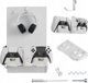JYS Wall Mount + Pad Charger 2in1 για Sony PlayStation PS 5 / PS5 (PS5181) 13146502 5904647818255