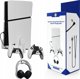 JYS Επιτοίχια Βάση Στήριξης + Καλώδιο 2 σε 1 Για Sony Playstation 5 Ps5 Slim / Jys-p5177