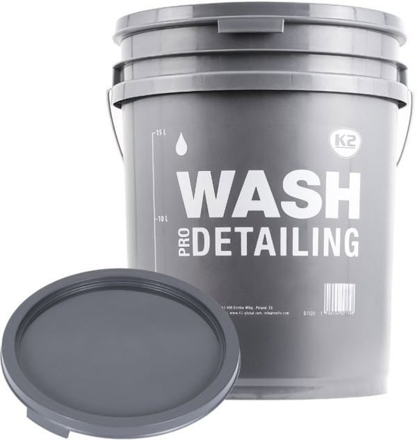 K2 ΚΟΥΒΑΣ ΛΕΠΤΟΜΕΡΕΙΑΣ 20 L ΓΚΡΙ "WASH"