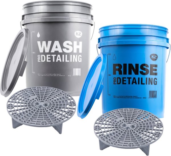 K2 ΚΟΥΒΑΣ ΛΕΠΤΟΜΕΡΕΙΑΣ 20 L ΓΚΡΙ "WASH"