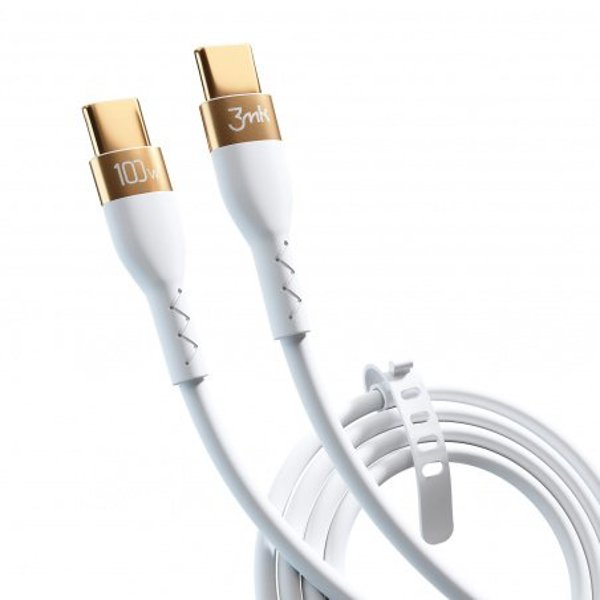 3MK USB-C - Καλώδιο USB-C USB 2 m Λευκό (εξαντλημένο) 11854990 5903108464598