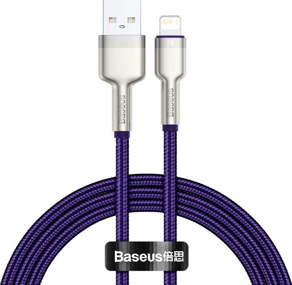 Καλώδιο USB Baseus USB-A - Lightning 1 m Μωβ (baseus_20210316155311)