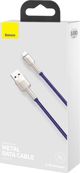 Καλώδιο USB Baseus USB-A - Lightning 1 m Μωβ (baseus_20210316155311)