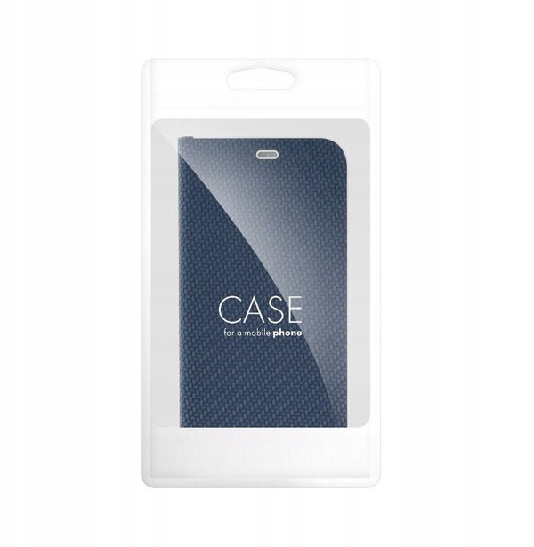 Θήκη LUNA Book Carbon για το IPHONE 17 Pro μπλε