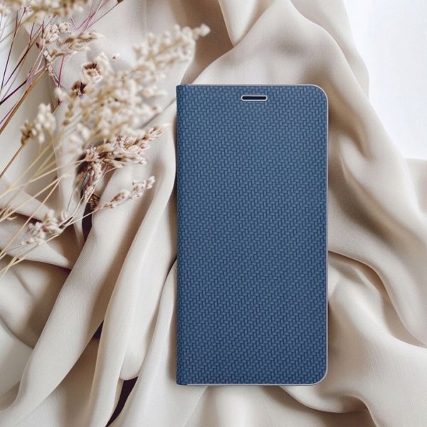 Θήκη LUNA Book Carbon για το IPHONE 17 Pro μπλε