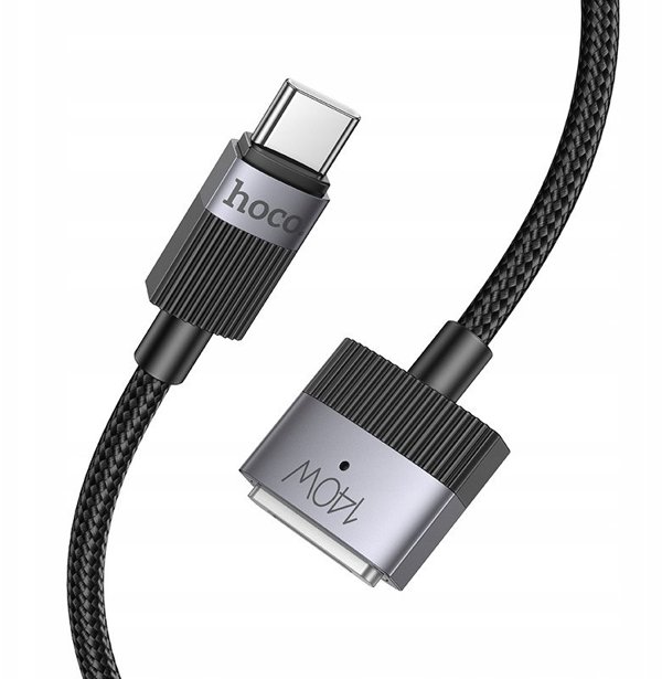 Kabel USB Hoco USB-C - MagSafe 3 1.8 m Czarny