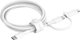 Belkin BOOST CHARGE 2-in-1 Cable USB-C/Lig.1,5m ws.CAC003hq1.5MWH