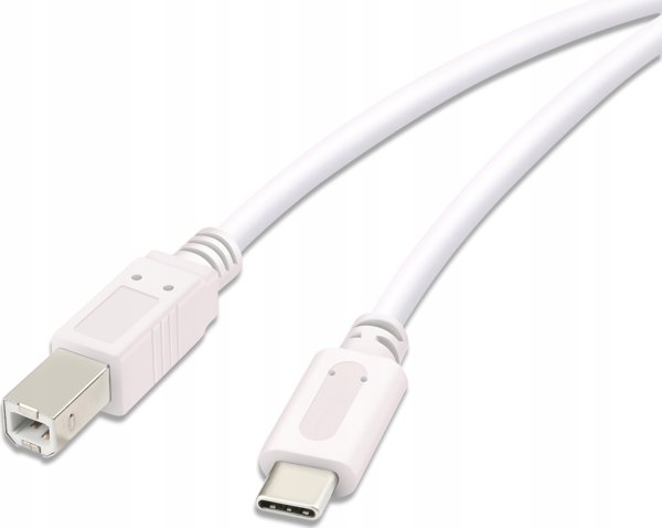 Καλώδιο USB Vivanco Vivanco καλώδιο USB-C - USB-B 3m, λευκό (45356)