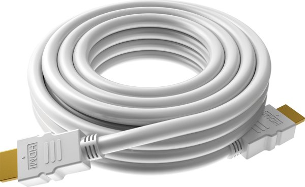 Καλώδιο Vision VISION Επαγγελματικό καλώδιο HDMI κατάλληλο για εγκατάσταση - 30 ΧΡΟΝΙΑ ΕΓΓΥΗΣΗ - 4K - Έκδοση HDMI 2.0 - Επιχρυσωμένες συνδέσεις - Ethernet - HDMI (M) σε HDMI (M) - Εξωτερική διάμετρος 7,3 mm - 28 AWG - 0,5 m - Λευκό