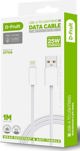 Καλώδιο D-Fruit USB-A - Lightning 1m, λευκό (DF106)