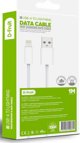 Καλώδιο D-Fruit USB-A - Lightning 1m, λευκό (DF106)