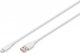Καλώδιο Φόρτισης DIGIT USB-A σε Lightning, Σιλικόνης, 12W, 0.5m, Λευκό