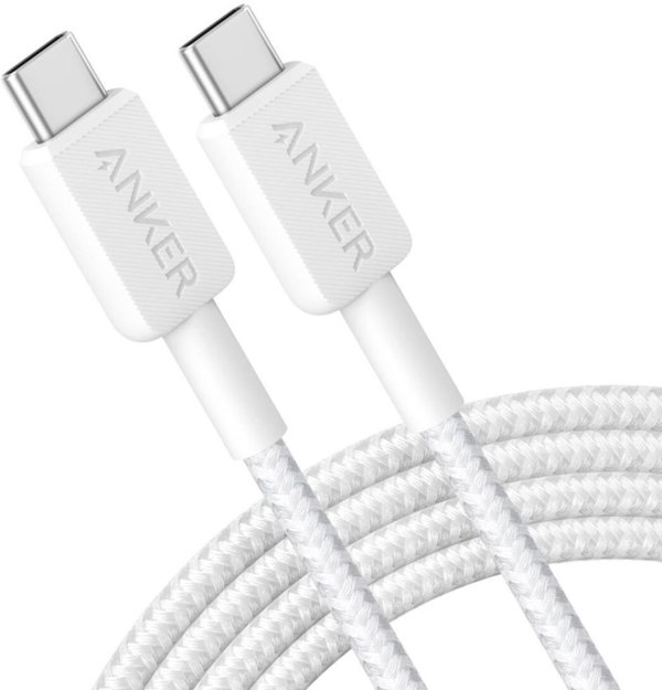 Καλώδιο USB-C Anker Λευκό 1,8 μέτρα