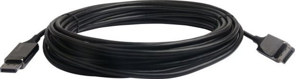 Καλώδιο Techly TECHLY DisplayPort AOC Καλώδιο σύνδεσης 8K Οπτική ίνα DisplayPort Καλώδιο 20m μαύρο Ανθεκτικό σε ηλεκτρομαγνητικές παρεμβολές