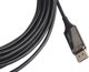 Καλώδιο Techly TECHLY DisplayPort AOC Καλώδιο σύνδεσης 8K Οπτική ίνα DisplayPort Καλώδιο 20m μαύρο Ανθεκτικό σε ηλεκτρομαγνητικές παρεμβολές