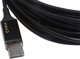 Καλώδιο Techly TECHLY DisplayPort AOC Καλώδιο σύνδεσης 8K Οπτική ίνα DisplayPort Καλώδιο 20m μαύρο Ανθεκτικό σε ηλεκτρομαγνητικές παρεμβολές