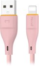 Καλώδιο USB-A - Lightning Miccell VQ-D06, 2,4A, 1μ., ροζ