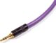 Melodika MDMJ Καλώδιο Ήχου Jack 3.5mm σε Jack 3.5mm Stereo, 0.75m, Μωβ