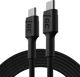 Καλώδιο Green Cell PowerStream USB-C σε USB-C 2m, Ταχείας Φόρτισης, Μαύρο