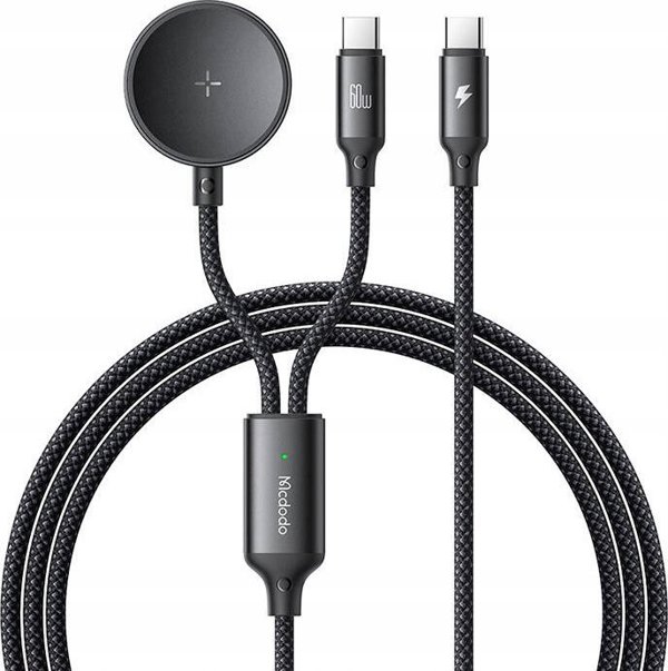 Καλώδιο USB Mcdodo Καλώδιο 2 σε 1 Mcdodo CA-4210 USB-C + φορτιστής Samsung Watch, 60W, 1.2m