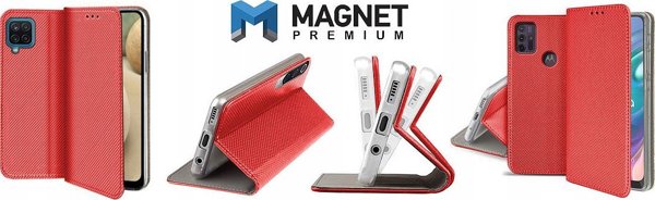Kabura Smart Case βιβλίο για SAMSUNG A22 5G κόκκινο