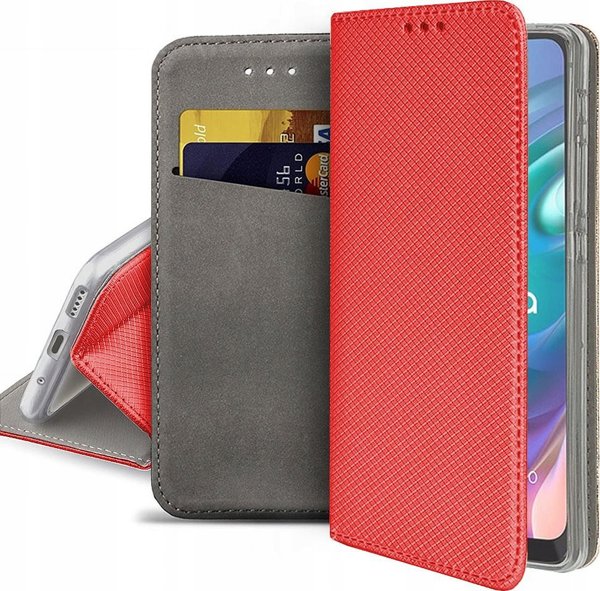 Kabura Smart Case βιβλίο για SAMSUNG A22 5G κόκκινο