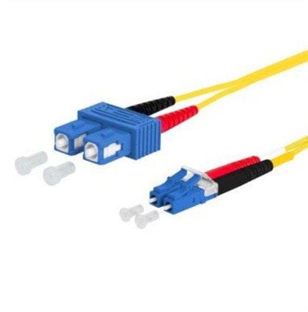 Καλώδιο διασταυρούμενης σύνδεσης METZ CONNECT OpDAT, SC-D/LC-D OS2, 2,5 m
