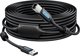 Καλώδιο USB Vention Καλώδιο USB 2.0 αρσενικό σε USB-B αρσενικό με φερρίτη Vention COQBL 10m μαύρο PVC