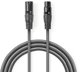 Kabelis Nedis XLR M - XLR F 0.5m 5412810295920 COTH15012GY05 (5412810295920)