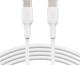 Καλώδιο Belkin USB-C σε USB-C, 2m, Λευκό (CAB003bt2MWH) - Για Smartphone