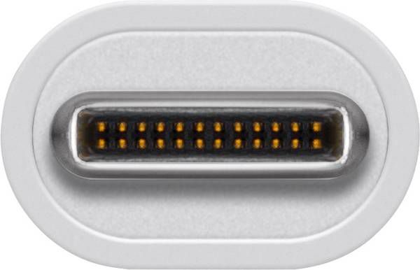 Καλώδιο USB Goobay USB-C - USB-C 1 m Λευκό (67194)