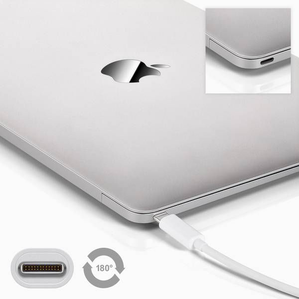 Καλώδιο USB Goobay USB-C - USB-C 1 m Λευκό (67194)