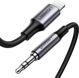 Ugreen Καλώδιο Lightning σε Jack 3.5mm 1m για iPhone - Apple MFi Πιστοποιημένο - Γκρι