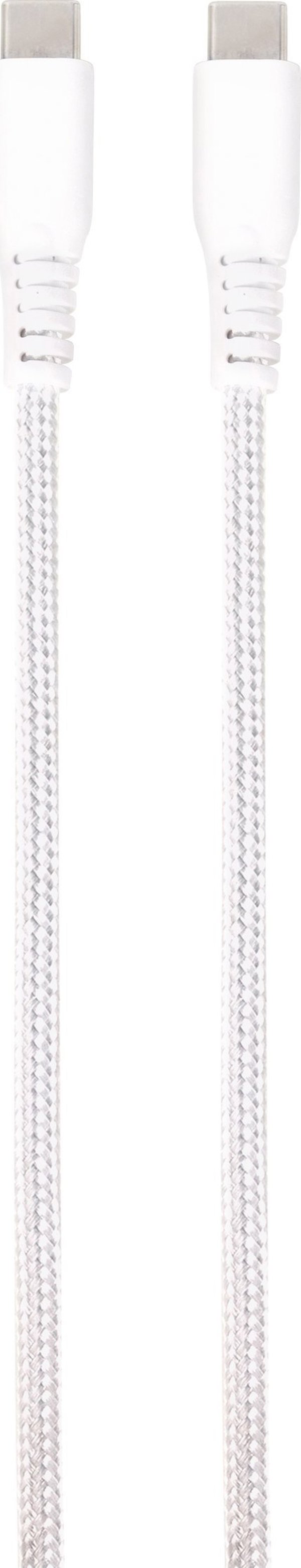 Καλώδιο USB Vivanco Vivanco καλώδιο USB-C - USB-C LongLife Φόρτιση 1.5m, λευκό (62398)