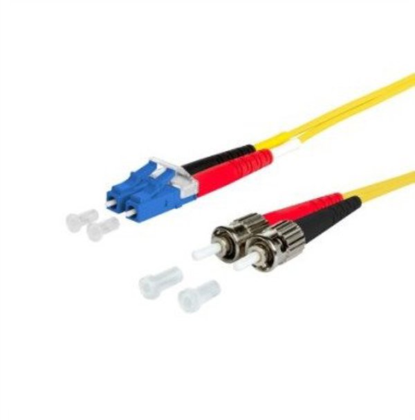 Διασταυρούμενο καλώδιο METZ CONNECT OpDAT, LC-D/2xST OS2, 1 m