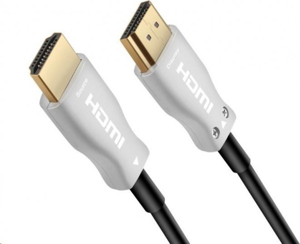 Καλώδιο PremiumCord PREMIUMCORD Καλώδιο HDMI οπτικής ίνας υψηλής ταχύτητας με Ether. 4K@60Hz, 100m, M/M, επιχρυσωμένες συνδέσεις