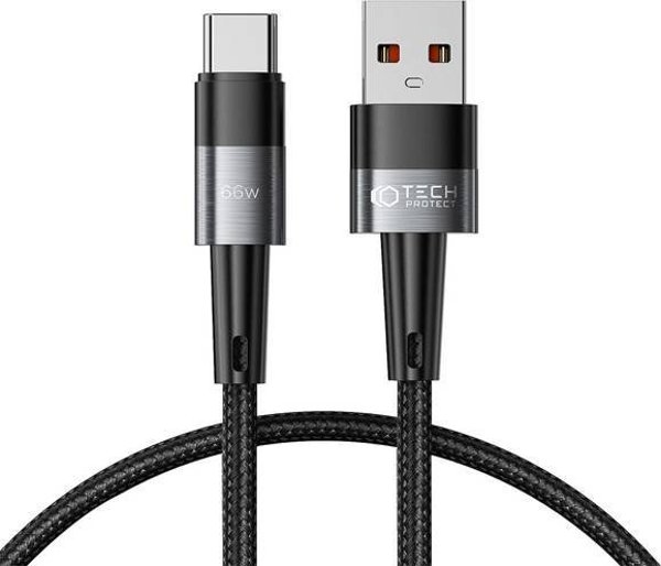 Καλώδιο USB Tech-Protect USB-A - USB-C 0,5 m Μαύρο (9319456607499) 13816355 9319460000000