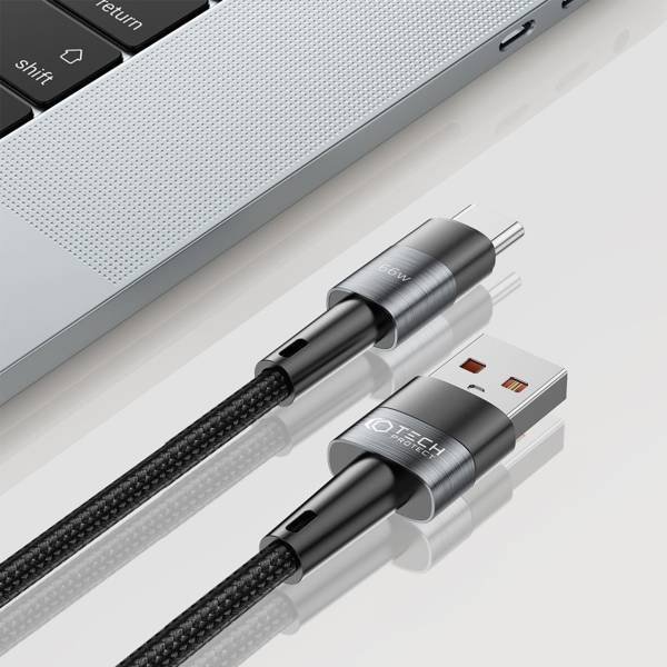 Καλώδιο USB Tech-Protect USB-A - USB-C 0,5 m Μαύρο (9319456607499) 13816355 9319460000000