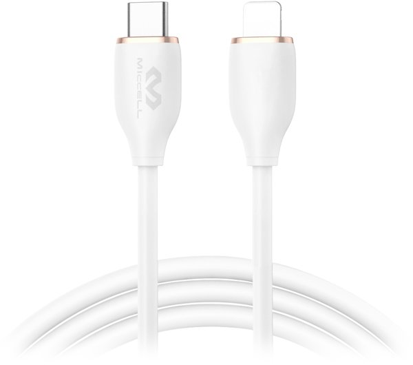Καλώδιο USB-C - Lightning Miccell VQ-D09, 30W, 1,5μ, Λευκό