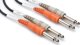 Καλώδιο Hosa Jack 6.3mm x2 - Jack 6.3mm x2 3m μαύρο (CPP-203)