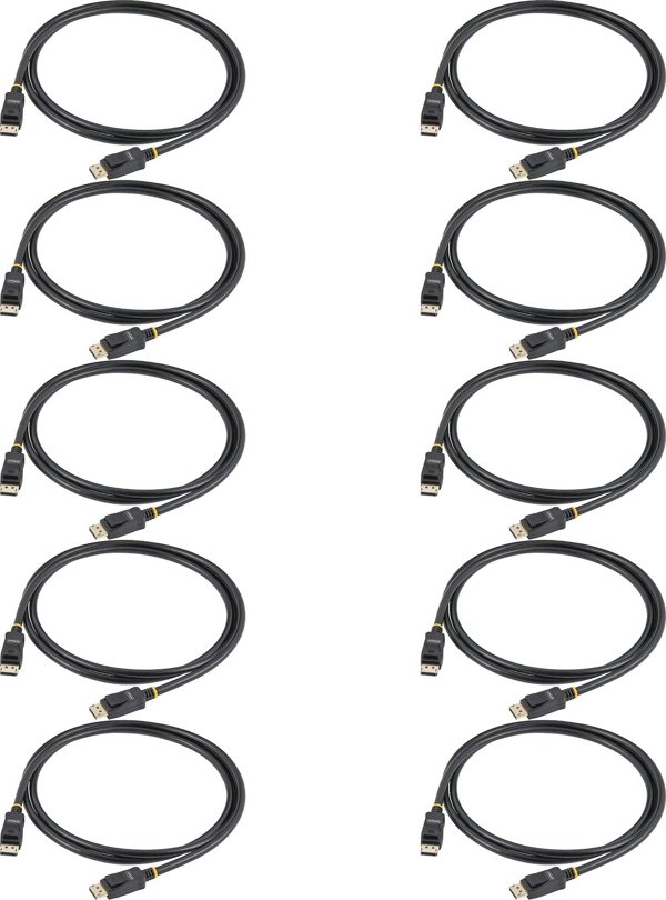 Καλώδιο StarTech StarTech DISPL2M10PK καλώδιο DisplayPort 2 m Μαύρο