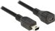 Καλώδιο USB Delock USB-A - miniUSB 1 m Μαύρο (82667)