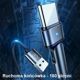Καλώδιο USB Usams USB-A - USB-C 1 m Μαύρο (US-SJ477)