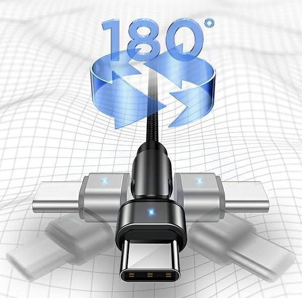 Καλώδιο USB Usams USB-A - USB-C 1 m Μαύρο (US-SJ477)