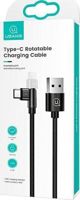 Καλώδιο USB Usams USB-A - USB-C 1 m Μαύρο (US-SJ477)