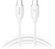Καλώδιο USB-C σε USB-C Miccell VQ-D09, 60W, 1,5m, λευκό