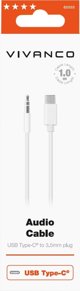 Καλώδιο USB Vivanco Vivanco καλώδιο USB-C - 3,5mm 1m (62533)