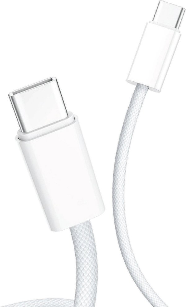 Καλώδιο D-Fruit USB-C - USB-C 2m, λευκό (DF119)