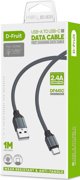 Καλώδιο D-Fruit USB-A - USB-C 1m, γκρι (DF441C)
